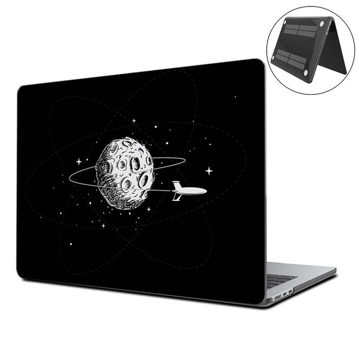 EG Coque rigide (MacBook Air 13" M2 2022, Planète, Noir)