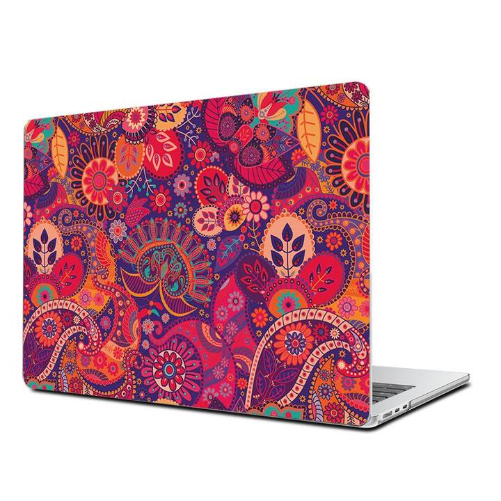 EG Hardcase (MacBook Air 13" M2 2022, Mandala, Arancione)