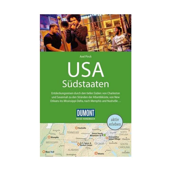 DuMont Reise-Handbuch Reiseführer USA, Die Südstaaten. 1:1'500'000