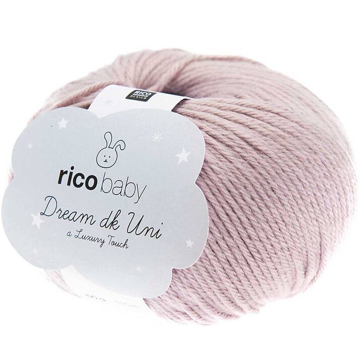 RICO DESIGN Wolle Baby Dream DK Luxury Touch Uni (50 g, Violett, Flieder, Lila)