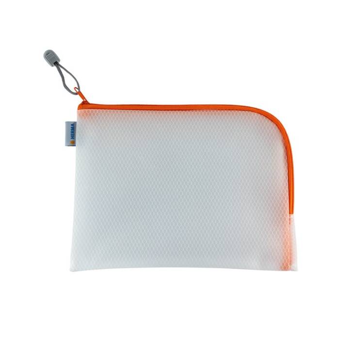HERMA Trousse Mesh Bag (Orange, Blanc)