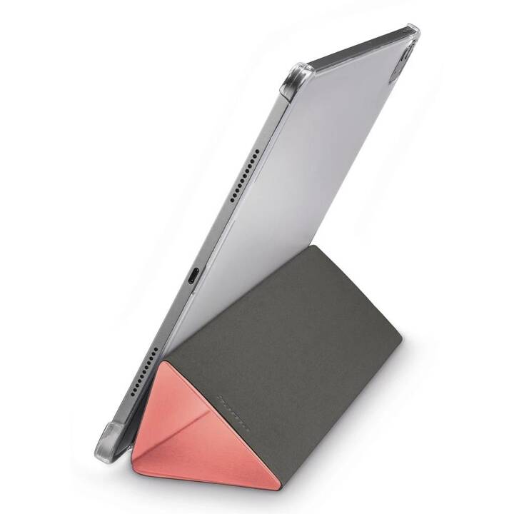 HAMA Fold Clear Custodie (12.9", iPad Pro 13 Gen. 1 2024, Corallo, Transparente, Rosso)