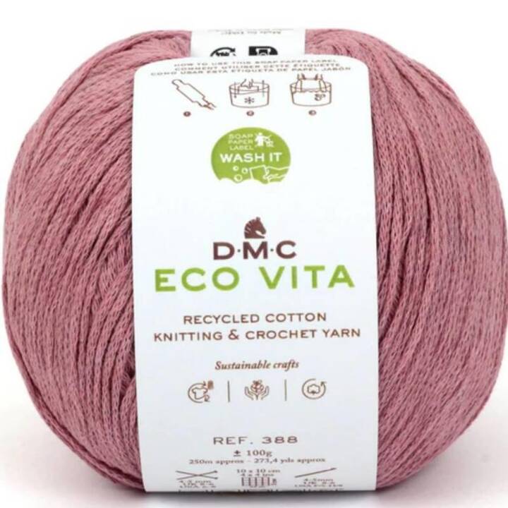 DMC Wolle Eco Vita (100 g, Pink)