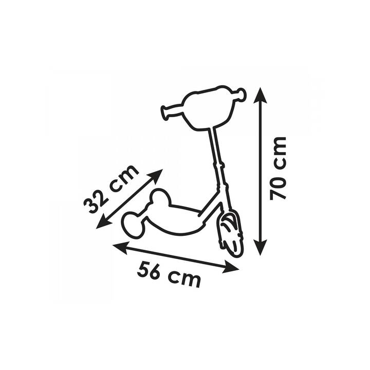 SMOBY INTERACTIVE Scooter (Gelb, Rot, Blau, Mehrfarbig)