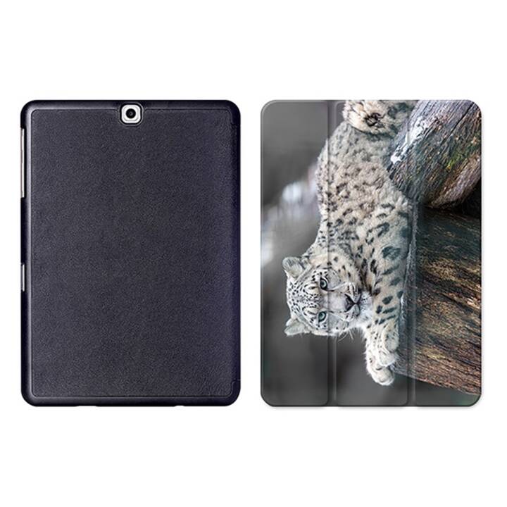 EG MTT Tablet Tasche mit Smart faltbare Abdeckung für Samsung Galaxy Tab S2 9.7 "- Leopard