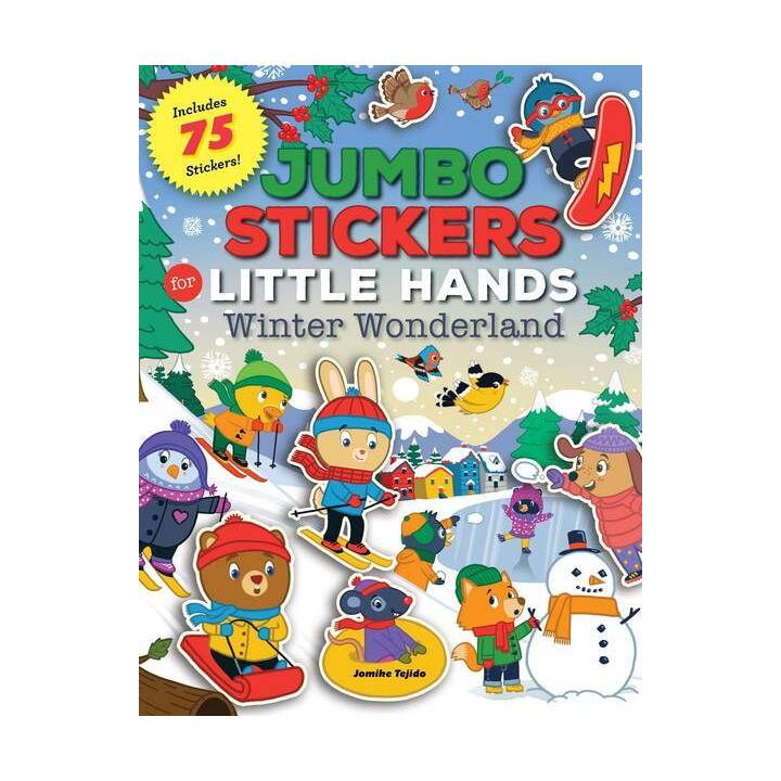 QUARTO PUBLISHING GROUP Stickerbuch Jumbo Stickers for Little Hands: Winter Wonderland (Mehrfarbig)