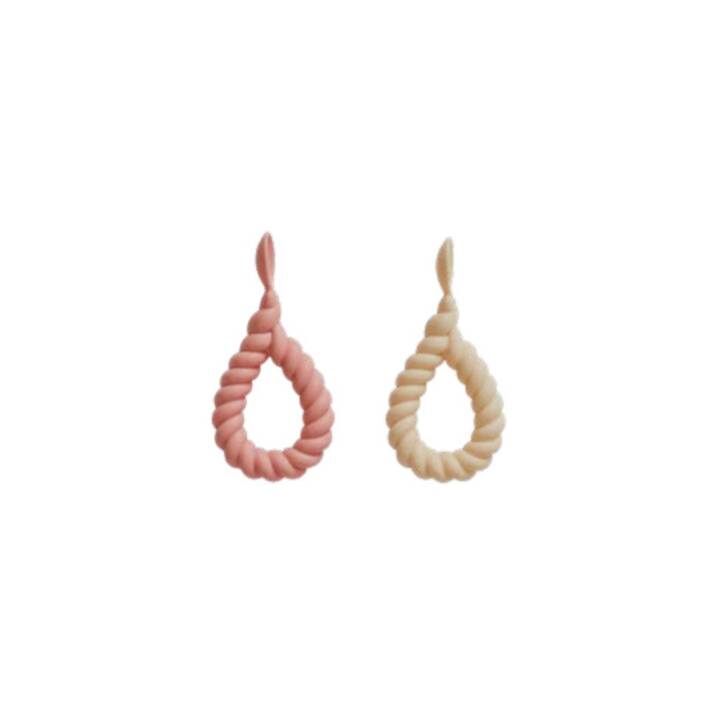 OYOY Cucchiaio per mangiare Mellow (Beige, Rosso, Pink)