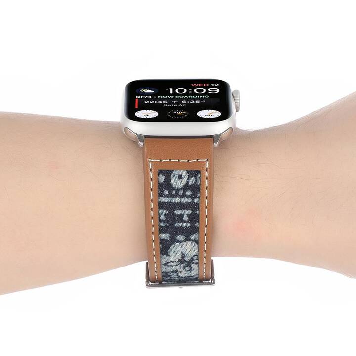 EG Armband (Apple Watch 45 mm / 42 mm / 49 mm / 44 mm, Braun)