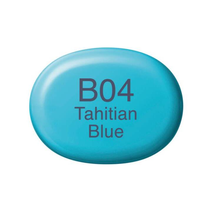 COPIC Marqueur de graphique Sketch B04 Tahitian Blue (Bleu, 1 pièce)