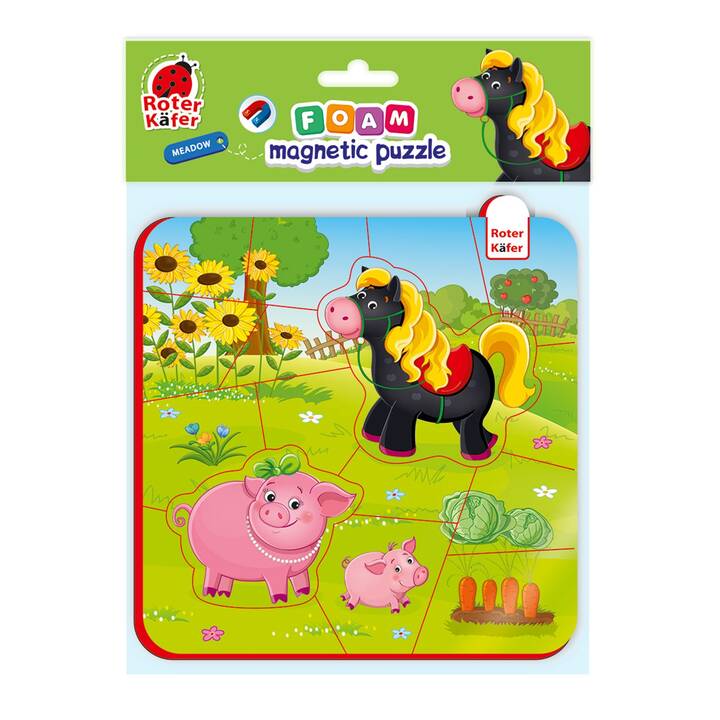 ROTER KÄFER Tiere Puzzle (16 x)