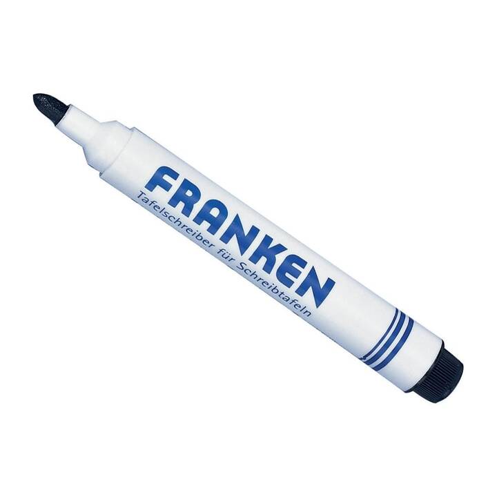 FRANKEN Whiteboard Marker (Schwarz, 1 Stück)