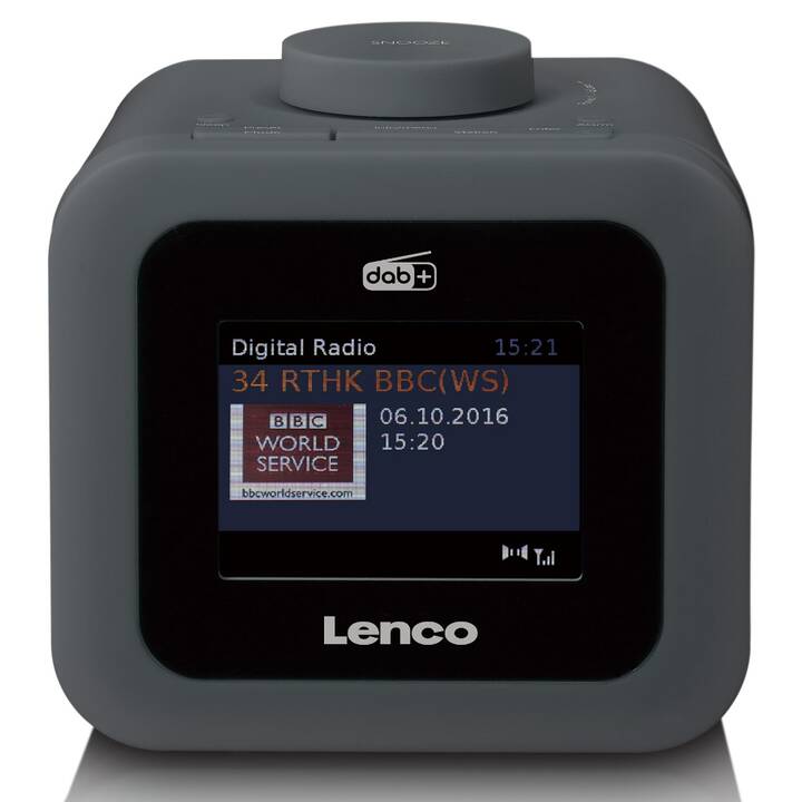 LENCO CR-620 GR Radio-réveil (Gris)