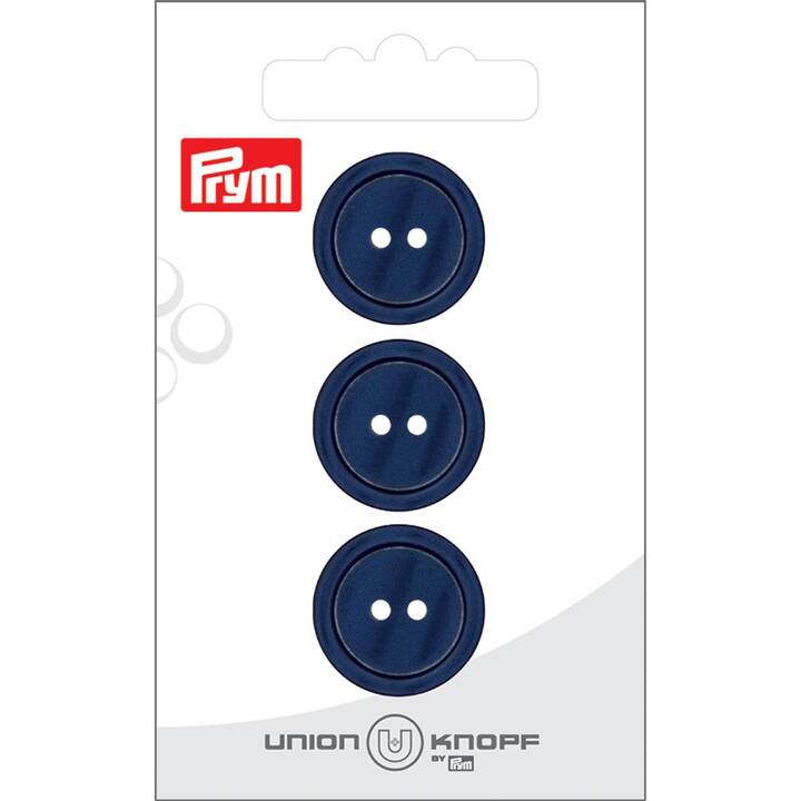 PRYM GROUP Universalknopf (Blau, 3 Stück)