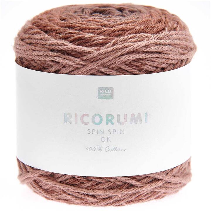 RICO DESIGN Lana Ricorumi Spin Spin (50 g, Marrone)