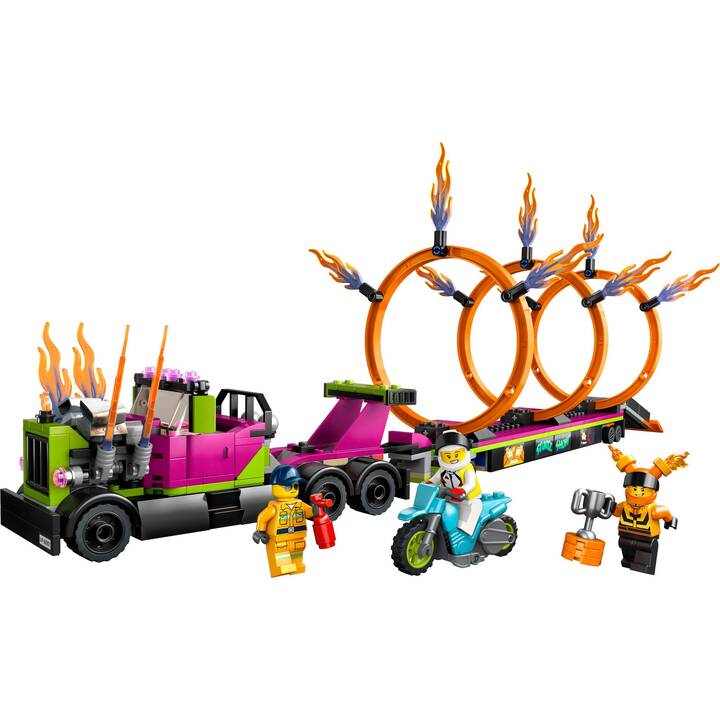 LEGO City Le défi de cascade: les cercles de feu (60357)