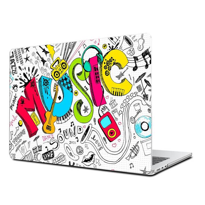 EG Hardcase (MacBook Air 13" M2 2022, Arte, Multicolore)