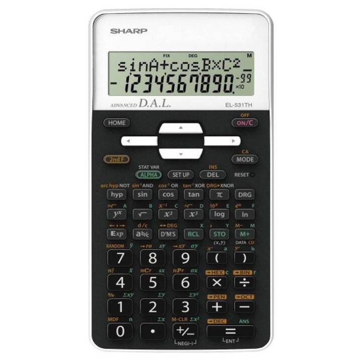 SHARP EL-531TH-WH Calculatrice scientifique