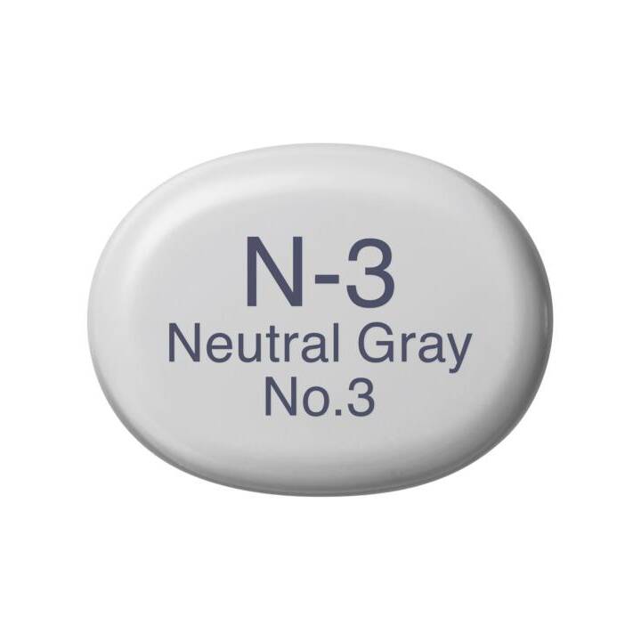 COPIC Grafikmarker Sketch N-3 Neutral Grey No.3 (Grau, 1 Stück)