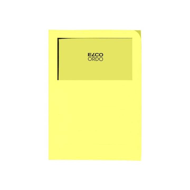 ELCO Cartellina trasparente (Giallo, A4, 100 pezzo)