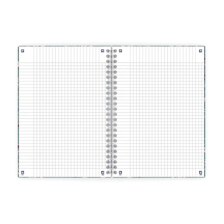 OXFORD Taccuini ForMe Floral (B5, Quadrettato)