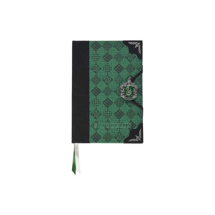 NOBLE COLLECTION Taccuini Harry Potter: Slytherin (17.15 cm x 24.77 cm, Rigato)