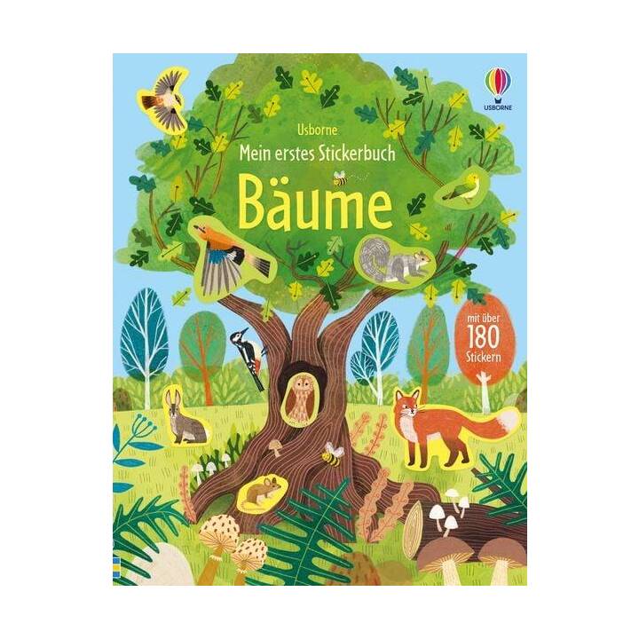 USBORNE PUBLISHING Libro degli adesivi Mein erstes Stickerbuch: Bäume (Multicolore)