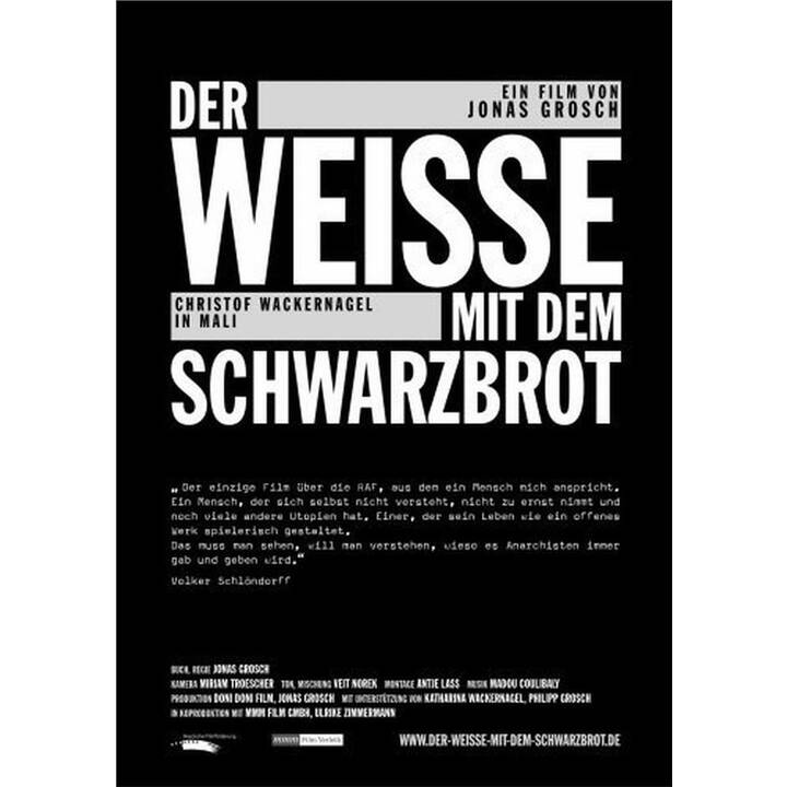 Der Weisse mit dem Schwarzbrot (DE, FR)