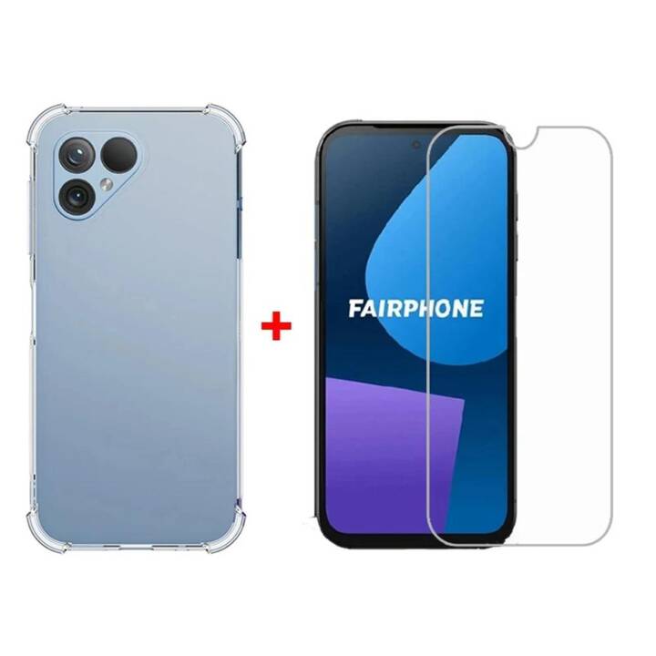 EG Backcover et film de protection (Fairphone 5, Transparent)