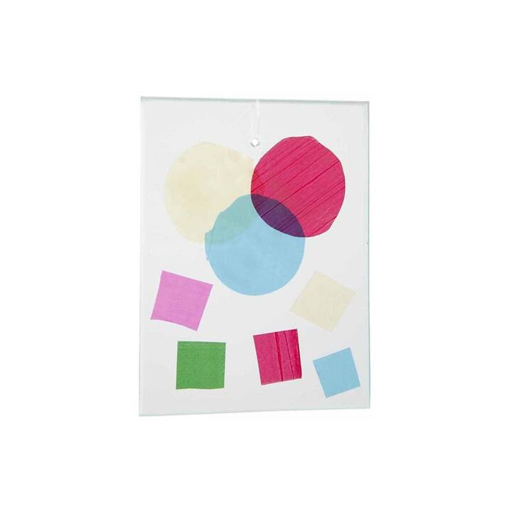 CREATIV COMPANY Set di carta da costruzione Cellophan (Giallo, Verde, Rosso, Blu, Pink, A4, 100 pezzo)