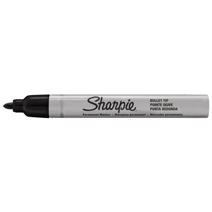 SHARPIE Permanent Marker (Schwarz, 12 Stück)