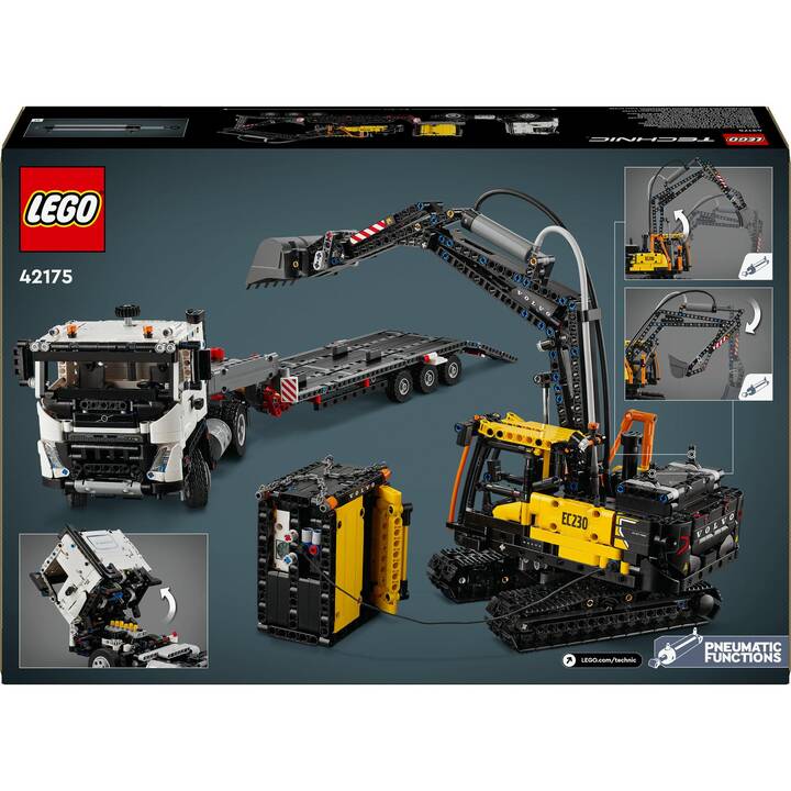 LEGO Technic Camion Volvo FMX et pelleteuse électrique EC230 (42175)