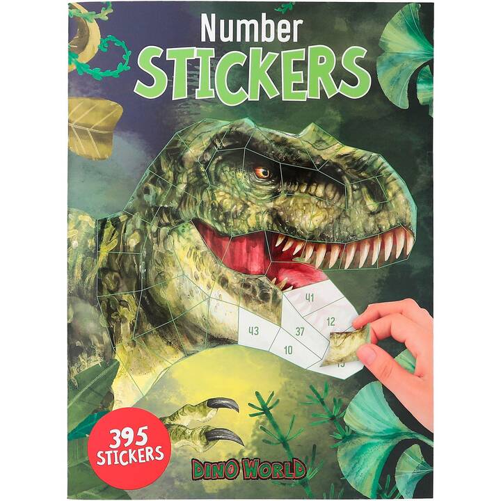 DEPESCHE Stickerbuch DinoWorld (Dinosaurier, 395 Stück)