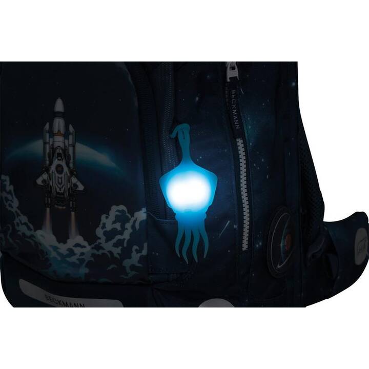 BECKMANN Lampe de sac à dos Seen&Safe (Bleu)
