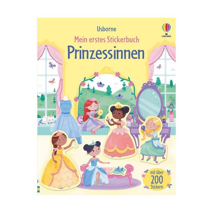 USBORNE PUBLISHING Libro degli adesivi (Principessa)