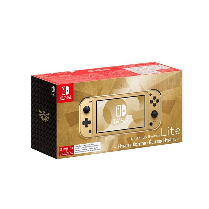 NINTENDO Switch Lite Hyrule Edition incl. Nintendo Switch Online + Expansion Pack (365 giorni) (Multilingua)
