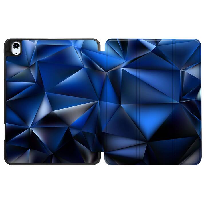 EG Custodia per iPad Air 10.9" (2020) 4a generazione - blu - geometrica