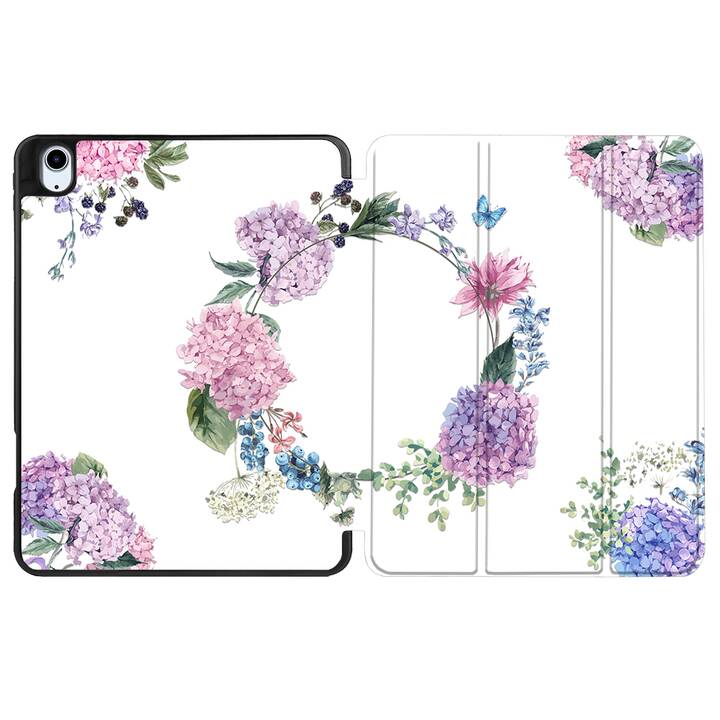 EG coque pour iPad Air 10.9" (2022) 5e génération - multicolore - fleurs