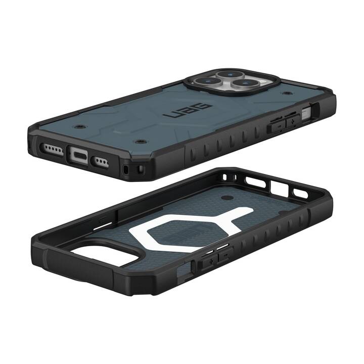 URBAN ARMOR GEAR Backcover Pathfinder (iPhone 15 Pro Max, Cloud Blue, Bleu)