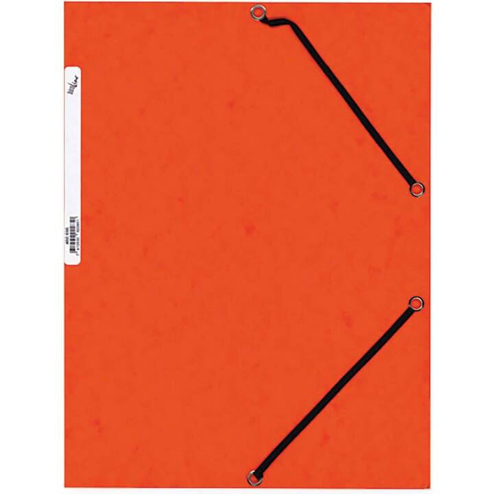 BÜROLINE Dossier à élastique (Orange, A4, 1 pièce)