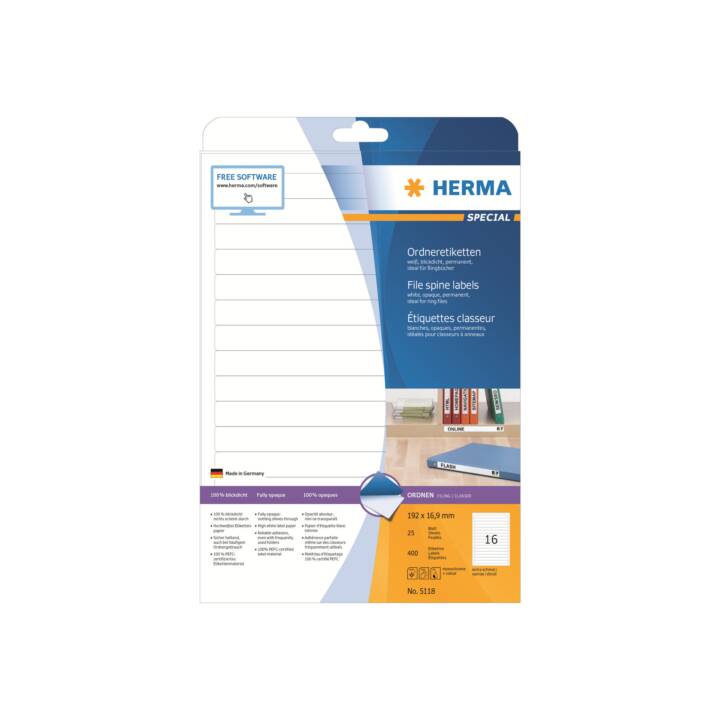 HERMA Special (16.9 x 192 mm)