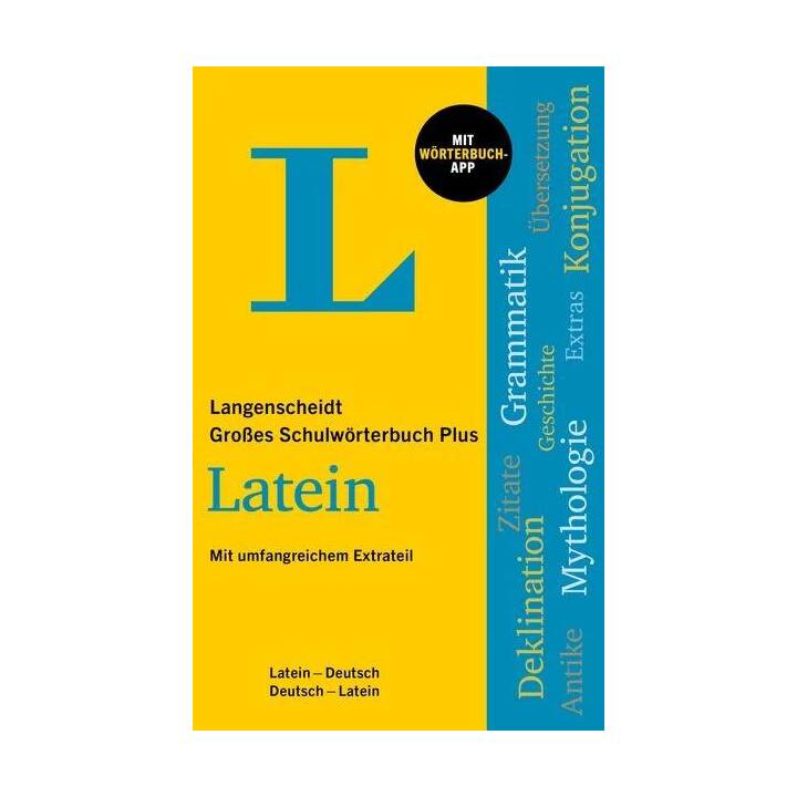 Langenscheidt Grosses Schulwörterbuch Plus Latein