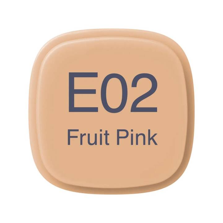 COPIC Marqueur de graphique Classic E02 Fruit Pink (Orange, 1 pièce)