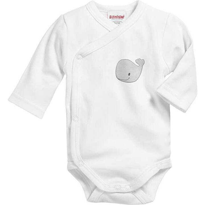 PLAYSHOES Babybody (50, Natur, Weiss)