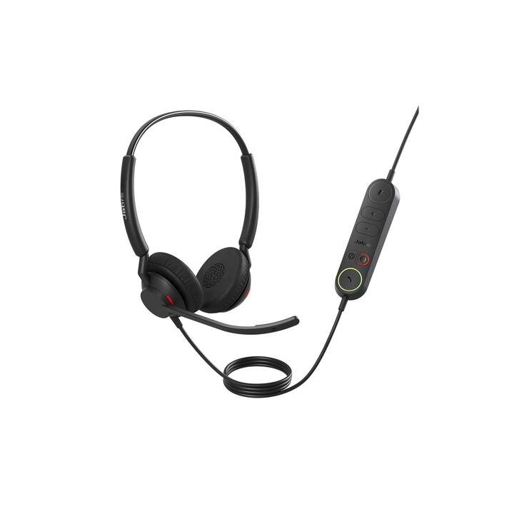 JABRA Office Headset Engage 40 (On-Ear, Kabel, Schwarz)