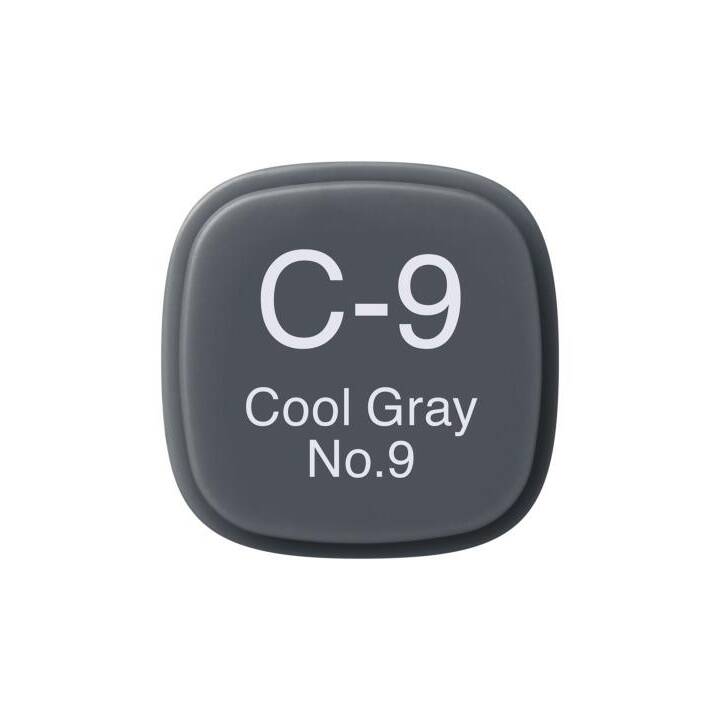 COPIC Grafikmarker Classic C-9 - Cool Gray No.9 (Grau, 1 Stück)