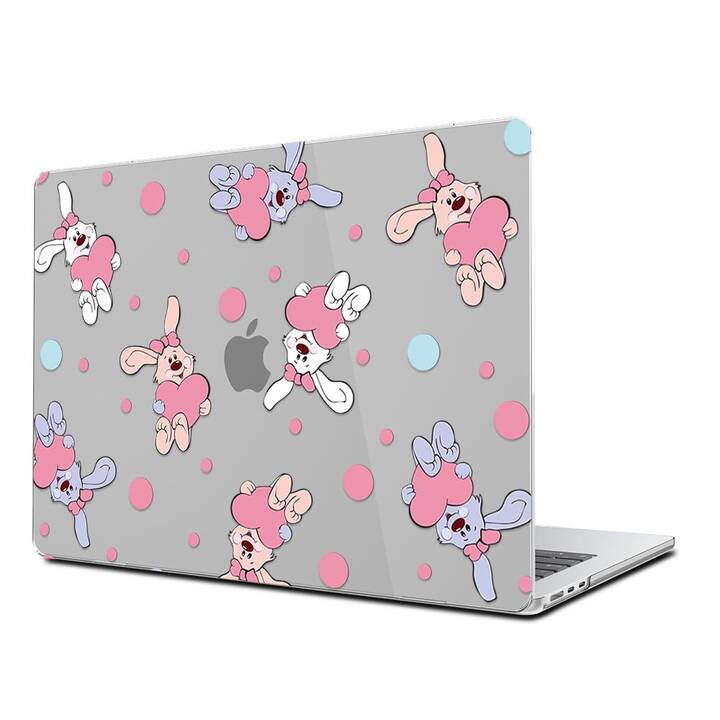 EG Hardcase (Macbook Air 15" M2 2023, Kunst, Rosa)