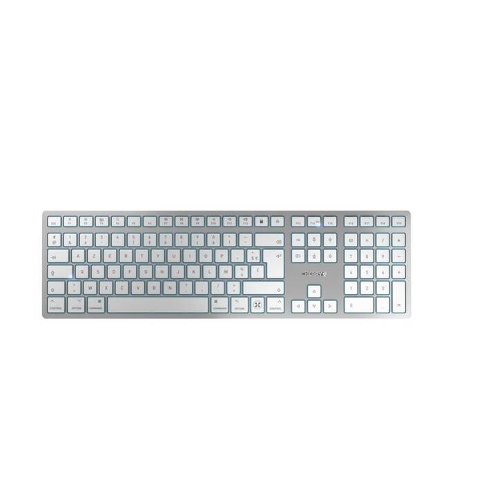 CHERRY KW 9100 Slim (Bluetooth, USB, Frankreich, Belgien, Kabel und Kabellos)