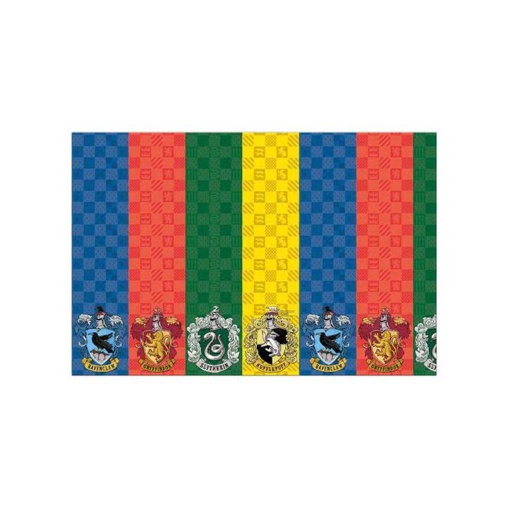 AMSCAN Tischtuch Harry Potter (120 cm x 180 cm, Rechteckig, Gelb, Grün, Rot, Blau, Mehrfarbig)