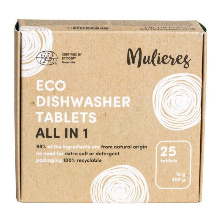 MULIERES Détergents pour lave-vaisselle Eco (25 Tabs)