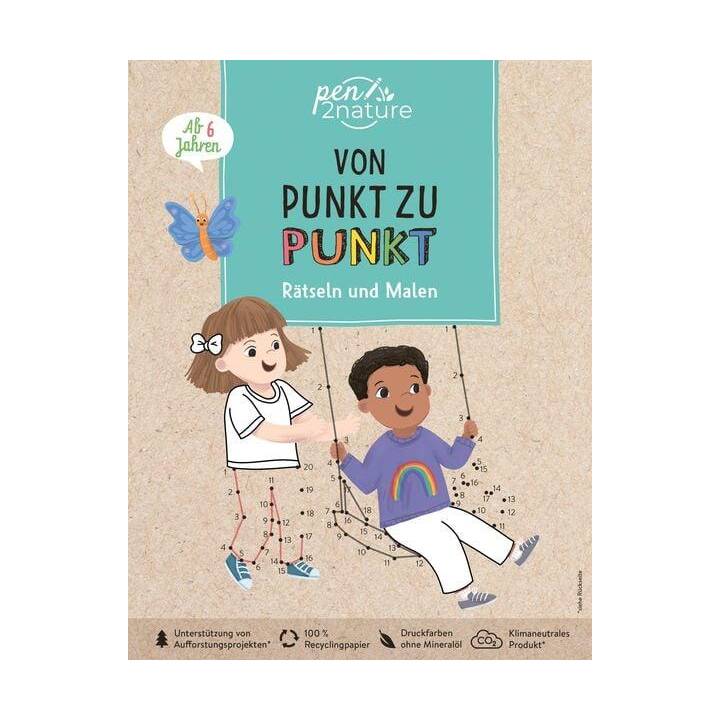 Von Punkt zu Punkt Rätseln und Malen. Vielfältige Rätsel für alle Kinder ab 6 Jahren